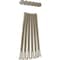 Ekena Millwork Premium 1/2" Barn Door Flat Track Extension Hardware for 1 3/4" Door, White Bronze GB60014EWZ - alternate 4